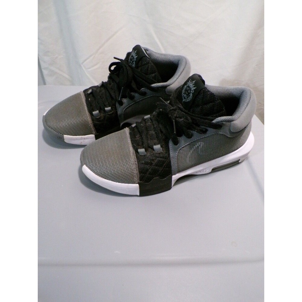 Nike LeBron Witness VII Basketball Shoes Men's Gray Black US 9